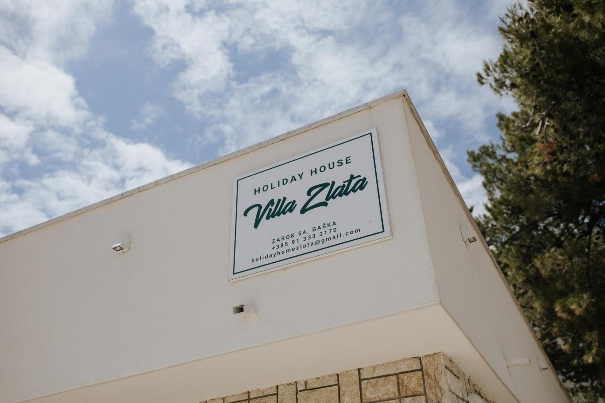 Villa Zlata - Holiday House Baška Eksteriør bilde